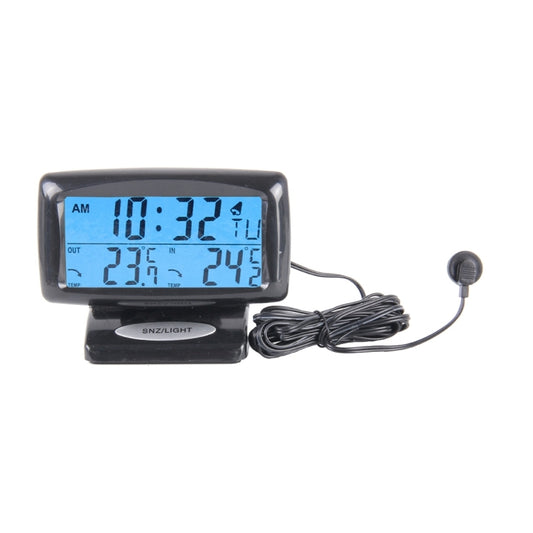 SH-350-2 Multi-Function Digital Temperature Thermometer Alarm Clock LCD Monitor Battery Meter Detector Display by buy2fix