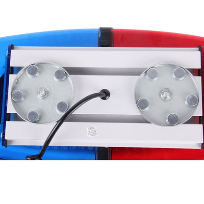 25W 240 LEDs Red Light + Blue Light Waterproof Strobe Light Dome Warning Light, DC 12V， Wire Length: 60cm - Warning Lights by buy2fix | Online Shopping UK | buy2fix