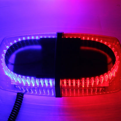 25W 240 LEDs Red Light + Blue Light Waterproof Strobe Light Dome Warning Light, DC 12V， Wire Length: 60cm - Warning Lights by buy2fix | Online Shopping UK | buy2fix