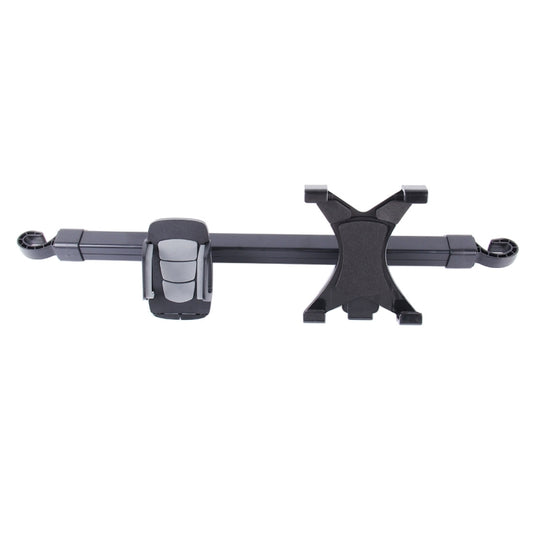 IMOUNT Car Headrest Mount 2 in 1 Car Back Seat Headrest Mount Tablet and Phone Holder with 360 Degree Adjustable Rotatio, For iPhone, Galaxy, Huawei, Xiaomi, Sony, LG, HTC, Google and other Smartphones, iPad, Tablet, Phone by buy2fix