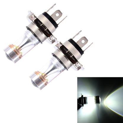 2 PCS H4 350 LM 6000K 30W White Light CREE 6 LED Car Fog Light Bulb, DC 12V - Fog / Driving Lights by buy2fix | Online Shopping UK | buy2fix