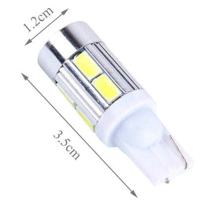2 PCS T10 6W White Light 10 SMD 5630 LED Car Clearance Lights Lamp, DC 12V - Clearance Lights by buy2fix | Online Shopping UK | buy2fix