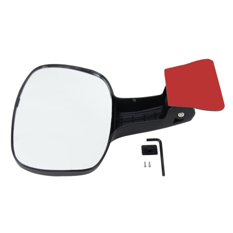 Car Rear Seat Rearview Mirror Back Row Rear View Mirror Children Observed Interior Mirror(Black) by buy2fix