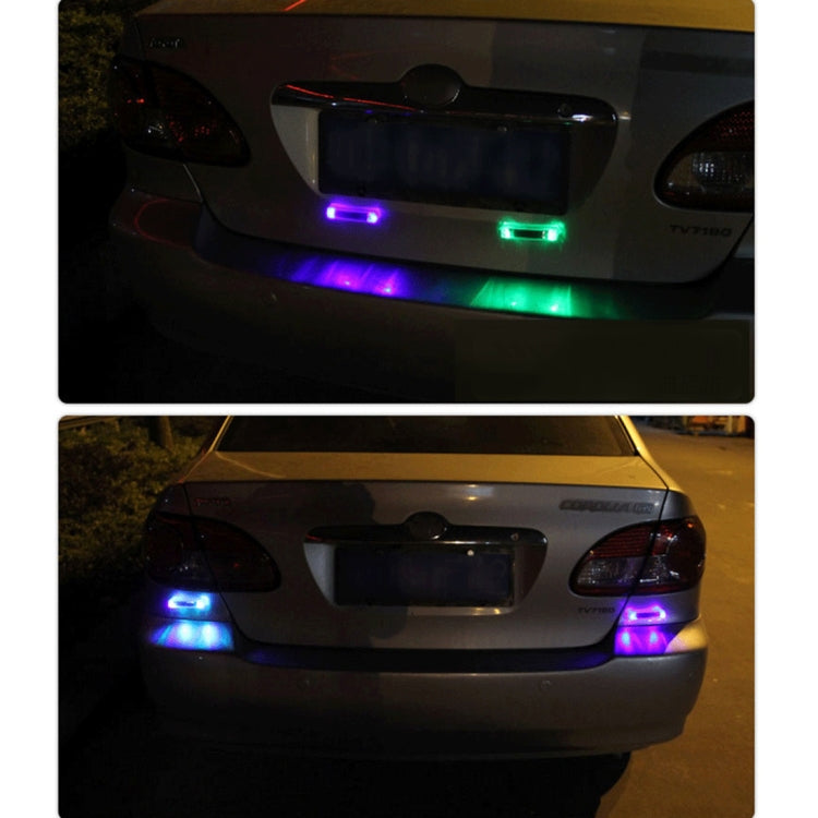 Solar Multi-function Colorful Network Light Caution Light Flashing Lights Car Warning Strobe Flash light Car in The Network Decorative Knight Lights - Warning Lights by buy2fix | Online Shopping UK | buy2fix