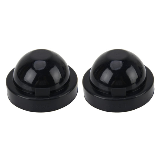 2 PCS K100 Universal Car LED Headlight HID Xenon Lamp Silicone Dust Cover Seal Caps Car Dust Cover Waterproof Dustproof Sealing Headlamp Cover for Car Retrofit, Inner Diameter: 10cm by buy2fix
