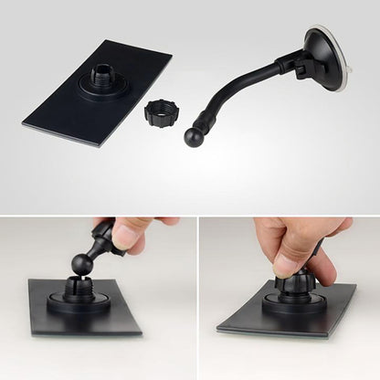 360 Degree Car Adjustable Interior Windshield Rectangular Blind Spot Mirror with Suck Cup Holder by buy2fix