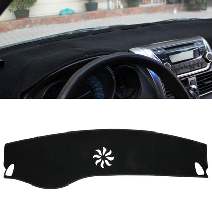 Left-hand Drive Car Dashboard Instrument Panel Sunscreen Car Mats Hood Cover for Mercedes-Benz C-Class 2015-2018 (Please note the model and year)(Black) by buy2fix