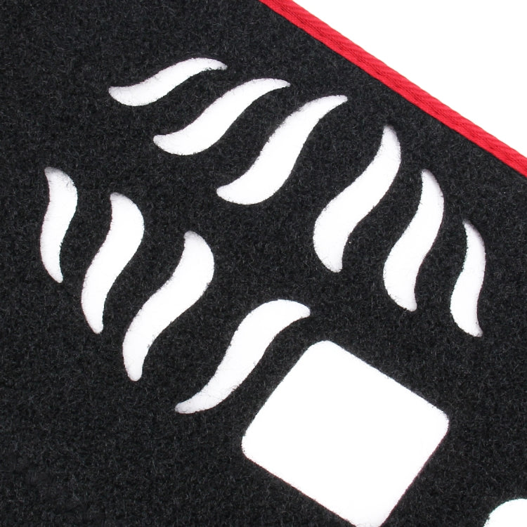 Left-hand Drive Car Light Pad Instrument Panel Sunscreen Hood Mats Cover for Land Rover Discovery 4/3 (Please Note Model and Year)(Red) by buy2fix