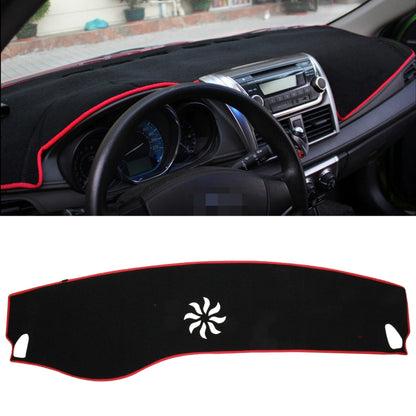 Left-hand Drive Dark Mat Car Dashboard Cover Car Light Pad Instrument Panel Sunscreen Car Mats for Cadillac (Please note the model and year)(Red) by buy2fix