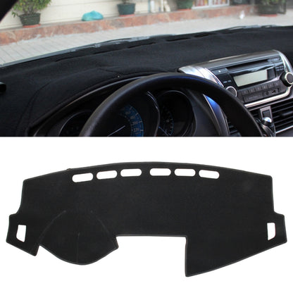 Left-hand Drive Dark Mat Car Dashboard Cover Car Light Pad Instrument Panel Sunscreen Car Mats for Trumpchi (Please note the model and year)(Black) by buy2fix