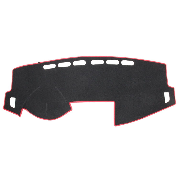 Left-hand Drive Dark Mat Car Dashboard Cover Car Light Pad Instrument Panel Sunscreen Car Mats for Trumpchi (Please note the model and year)(Red) by buy2fix