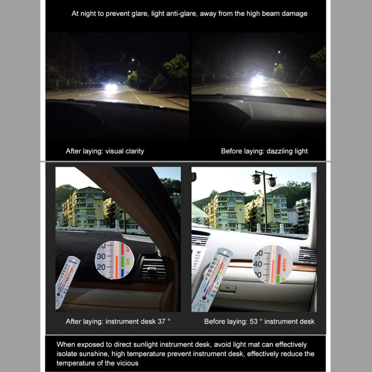 Left-hand Drive Dark Mat Car Dashboard Cover Car Light Pad Instrument Panel Sunscreen Car Mats for Land Rover Discovery 4, Please note the model and year(Black) by buy2fix