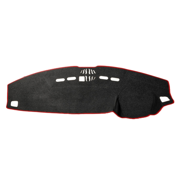 Left-hand Drive Dark Mat Car Dashboard Cover Car Light Pad Instrument Panel Sunscreen Car Mats for Land Rover Discovery 4 (Please note the model and year)(Red) by buy2fix