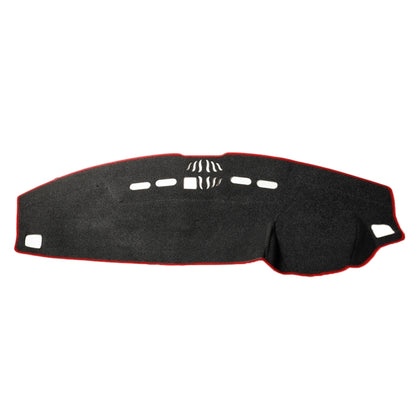 Left-hand Drive Dark Mat Car Dashboard Cover Car Light Pad Instrument Panel Sunscreen Car Mats for Land Rover Discovery 4 (Please note the model and year)(Red) by buy2fix