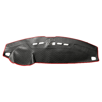 Left-hand Drive Dark Mat Car Dashboard Cover Car Light Pad Instrument Panel Sunscreen Car Mats for Land Rover Discovery 4 (Please note the model and year)(Red) by buy2fix