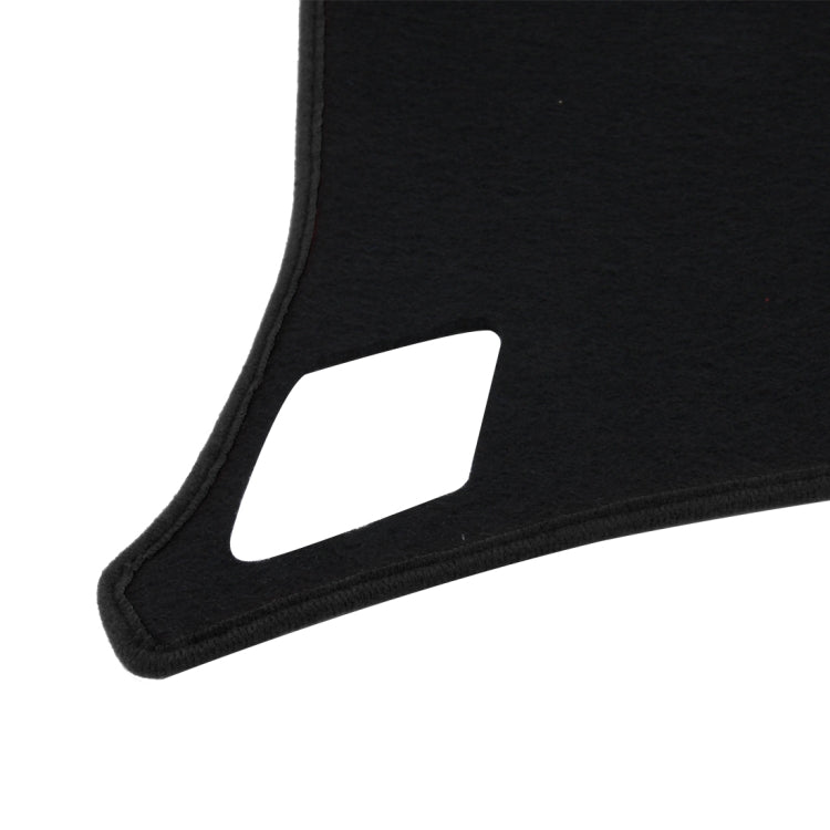 Left-hand Drive Car Light Pad Instrument Panel Sunscreen Mats Hood Cover for Nissan 14 Sylphy (Please note the model and year)(Black) by buy2fix