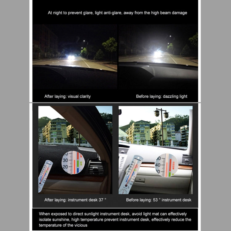 Left-hand Drive Car Light Pad Instrument Panel Sunscreen Mats Hood Cover for Nissan 14 Sylphy (Please note the model and year)(Black) by buy2fix