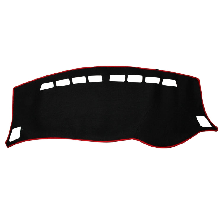 Left-hand Drive Car Light Pad Instrument Panel Sunscreen Mats Hood Cover for Nissan 14 Sylphy (Please note the model and year)(Red) by buy2fix
