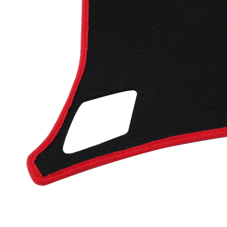 Left-hand Drive Car Light Pad Instrument Panel Sunscreen Mats Hood Cover for Nissan 14 Sylphy (Please note the model and year)(Red) by buy2fix