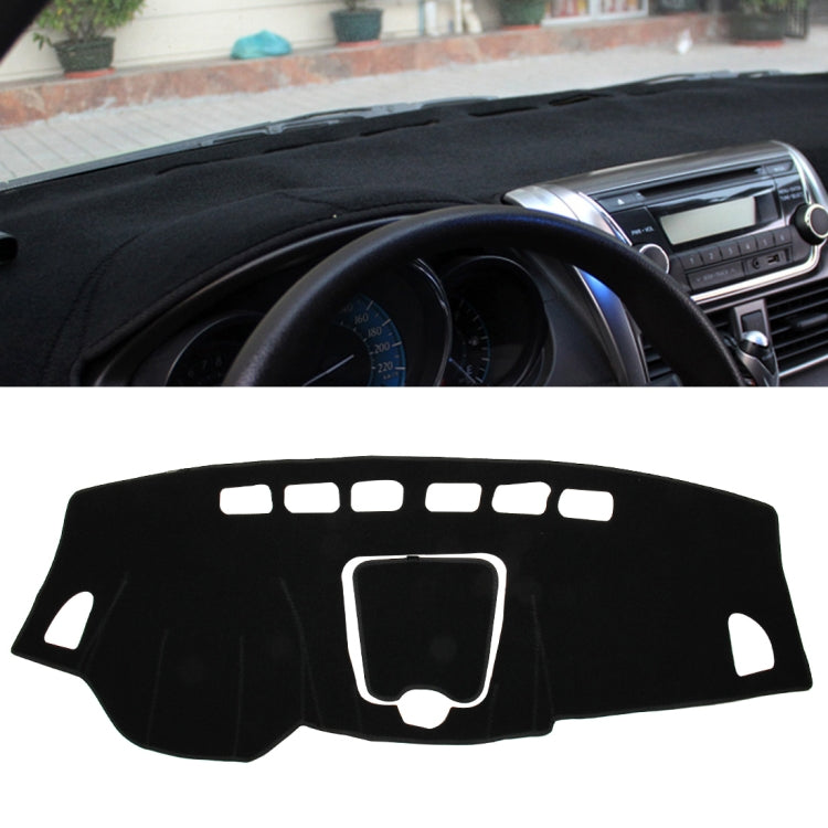 Left-hand Drive Car Light Instrument Panel Sunscreen Dark Mats Cover for Venucia B50 / R50(Black) by buy2fix