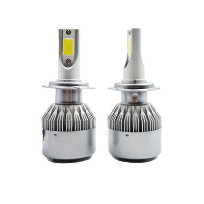 2 PCS C9 H7 18W 1800LM 6000K Waterproof IP68 Car Auto LED Headlight with 2 COB LED Lamps, DC 9-36V(White Light) - LED Headlamps by buy2fix | Online Shopping UK | buy2fix