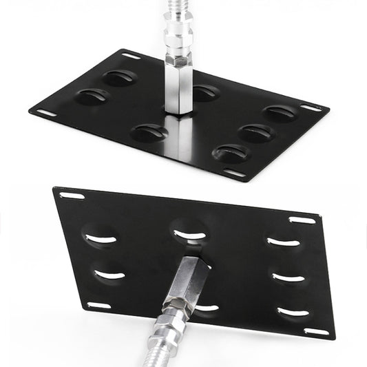 Car Front Bumper Tow Hook License Plate Mounting Bracket Holder for Toyota Yaris by buy2fix