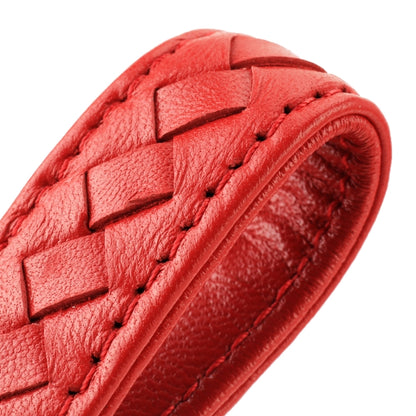 Car Metal + Braided Leather Key Ring Keychain (Dark Green) by buy2fix