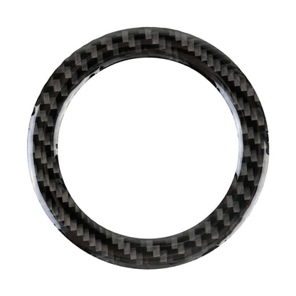 Car Steering Wheel Carbon Fiber Decorative Sticker for Jeep Grand Cherokee 2011-2018 by buy2fix