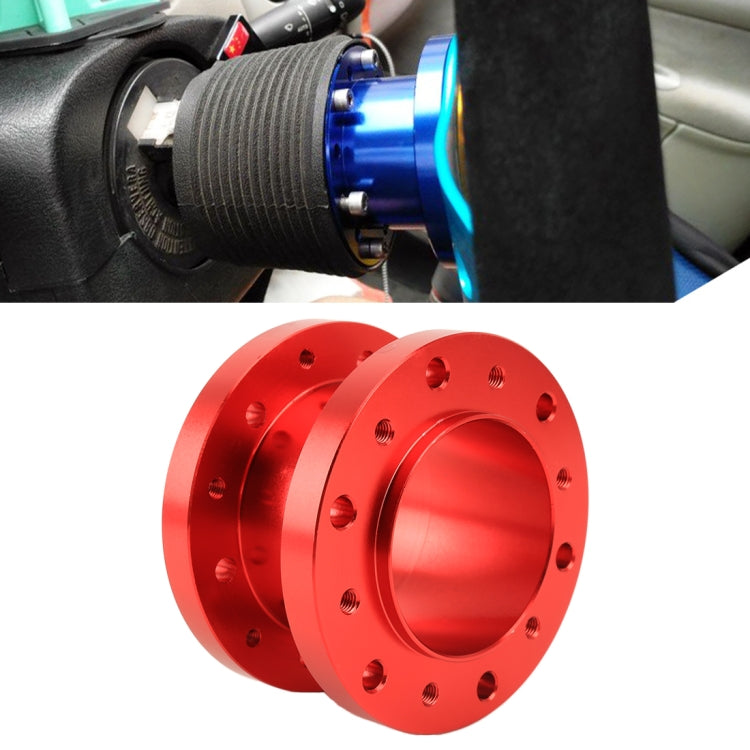 Car Steering Wheel Quick Release Base Heightening Pad (Red) by buy2fix
