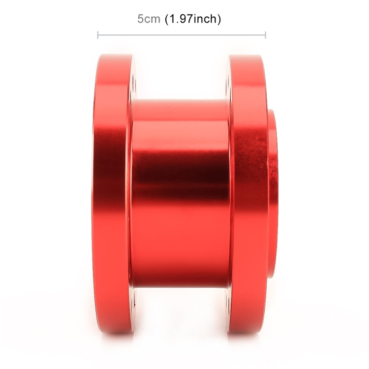 Car Steering Wheel Quick Release Base Heightening Pad (Red) by buy2fix