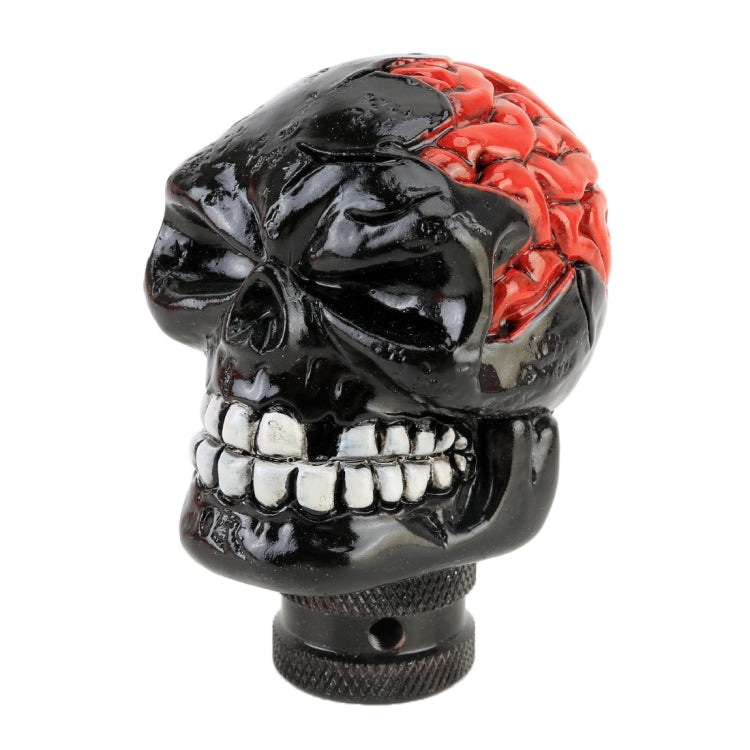 Universal Skull Head Shape Manual or Automatic Gear Shift Knob, Size: 8.7x5.5cm (Black) - Shift Knob by buy2fix | Online Shopping UK | buy2fix