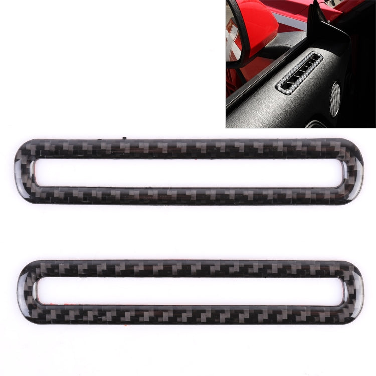 2 PCS Car Door Outlet Decorative Sticker Air Vent Moulding Trim Decorative Strip for Ford Mustang 2015-2020 by buy2fix