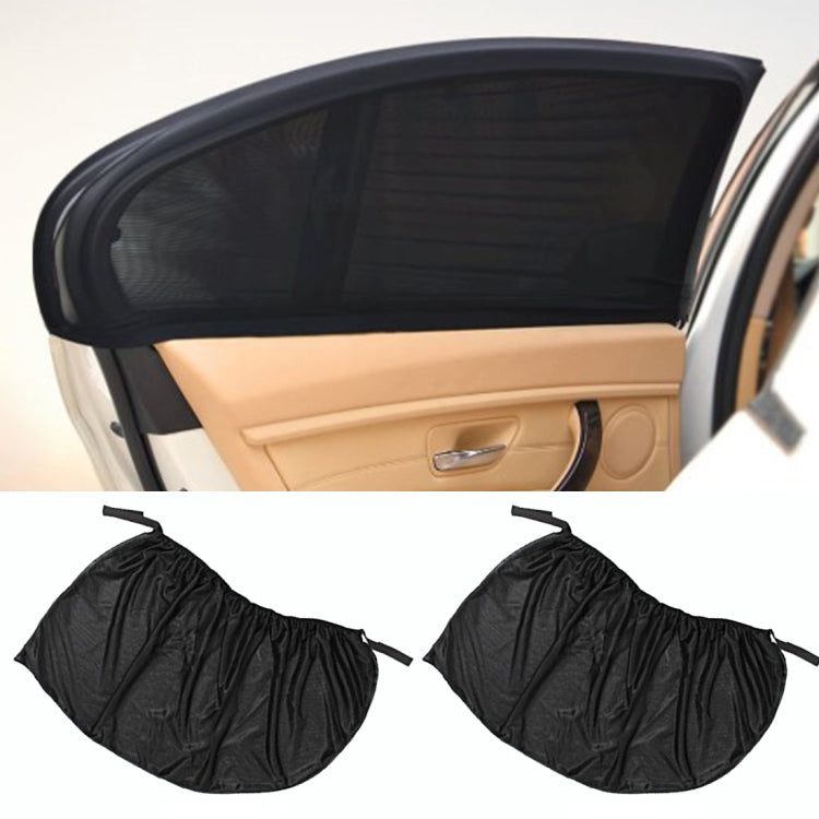 2 PCS Car Shade Block Car Sun Block Window Gauze Shading Net Side Blocking Cover Sun Net Sandbags Side Window Sunshade Cover, Size: 92*54cm by buy2fix