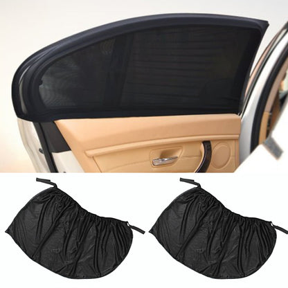 2 PCS Car Shade Block Car Sun Block Window Gauze Shading Net Side Blocking Cover Sun Net Sandbags Side Window Sunshade Cover, Size: 92*54cm by buy2fix