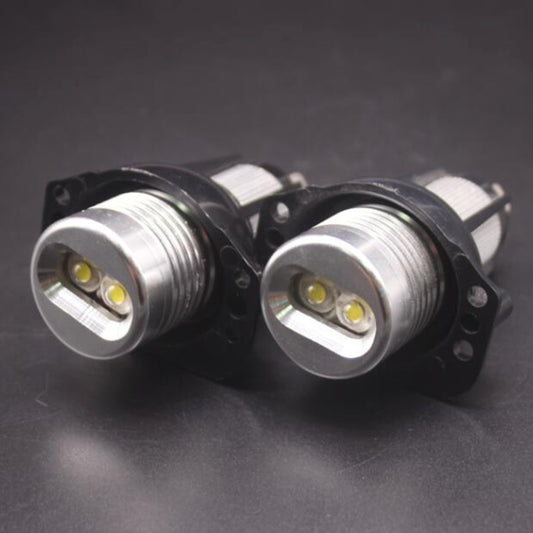 2 PCS DC 12-24V 6W 800LM 2-LED Car Angel Eyes Light Bulb for BMW E90/E91, (White Light) by buy2fix