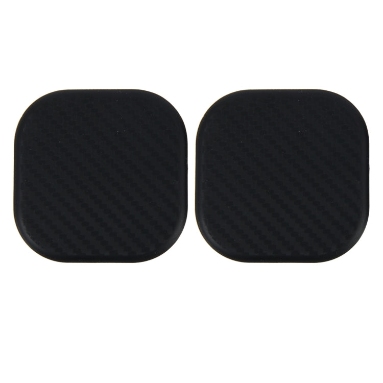 2 PCS Car Vehicle Carbon Fiber Texture Dashboard Anti-slip Pad Mat for Phone / GPS/ MP4/ MP3, Size: 6.5*6.5*0.3cm - Car Anti-Slip Mats by 3R | Online Shopping UK | buy2fix