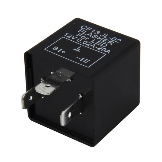 CF13 JL-02 Flasher for LED Auto Car-styling 3-Pin LED Turn Signal Car Flasher Relay Fix Hyper Flash General Lamp-LED Light Relay for Japanese Car by buy2fix