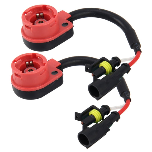2 PCS Universal D2/D4 HID Xenon Bulb Converter Cable Adapter D2/D4 Adapter HID Socket Plug Adapter Bulb Wire Connector Wire for Ballast Hid by buy2fix