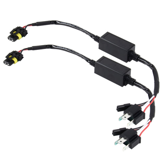2 PCS DC 12V Universal H4 Bulb Harness Wiring Relay Harness Relay Wiring HID Relay Wiring Harness HID H4 Xenon Light System Relay Harness for Hi/Lo HID by buy2fix