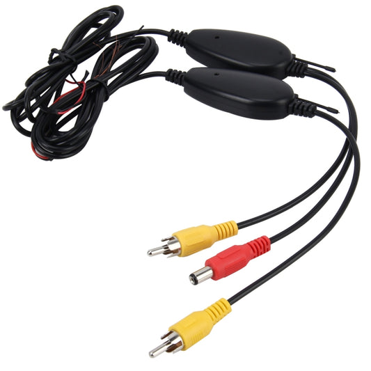 2 PCS 2370MHZ Transmit / Receive Frequency Portable Navigation Wireless Rear View System Wireless Video Transmitter Receiver for Car Rear View Backup Camera Car Back View Monitor System by buy2fix