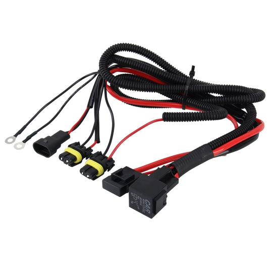 DC 12V 40A 9005 Bulb Strengthen Line Group HID Xenon Controller Cable Relay Wiring - Wires by buy2fix | Online Shopping UK | buy2fix