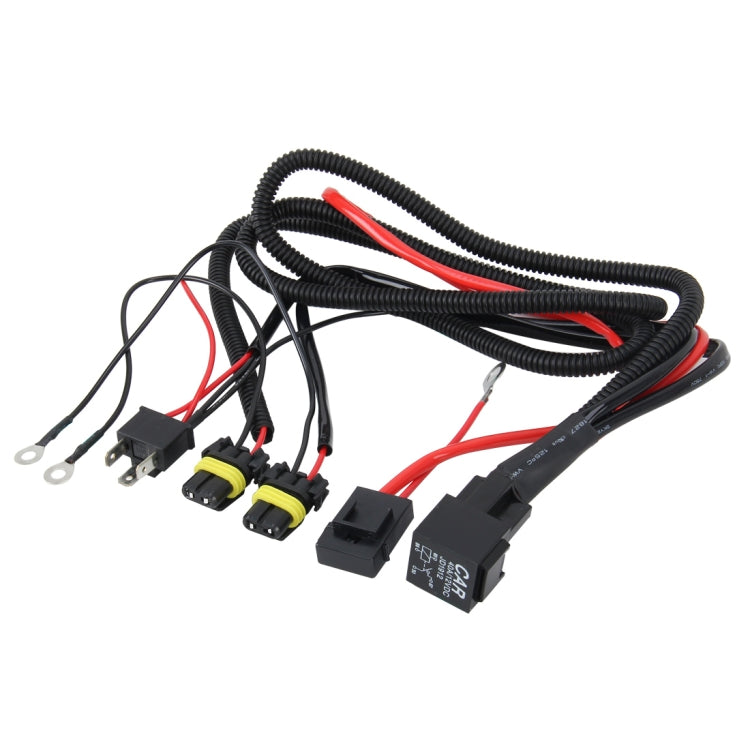 DC 12V 40A H4 Bulb Strengthen Line Group HID Xenon Controller Cable Relay Wiring - Wires by buy2fix | Online Shopping UK | buy2fix
