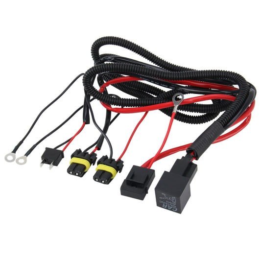 DC 12V 40A H7 Bulb Strengthen Line Group HID Xenon Controller Cable Relay Wiring - Wires by buy2fix | Online Shopping UK | buy2fix