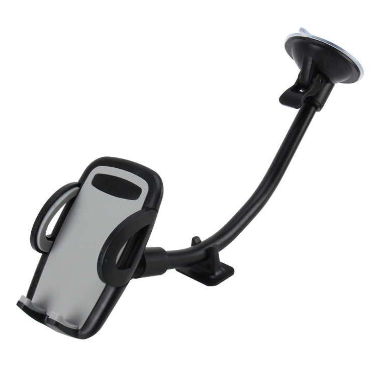 Universal Phone Holder Stand Mount, Clip Width: 47-95mm, For iPhone, Samsung, LG, Nokia, HTC, Huawei, and other Smartphones(Grey) - Car Holders by buy2fix | Online Shopping UK | buy2fix