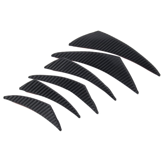 6 PCS/Set Universal Car Plastic Anti-collision Sticker Car Anti-Collision Bar Automatic Anti-collision Strip Bumper Protector Universal Car Sticker Door Side Protection Rim Guard by buy2fix