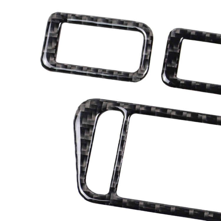 Car Carbon Fiber Window Lift Panel Decorative Sticker for Volkswagen Golf 7 2013-2017, Left Drive by buy2fix