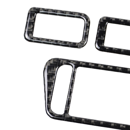 Car Carbon Fiber Window Lift Panel Decorative Sticker for Volkswagen Golf 7 2013-2017, Left Drive by buy2fix