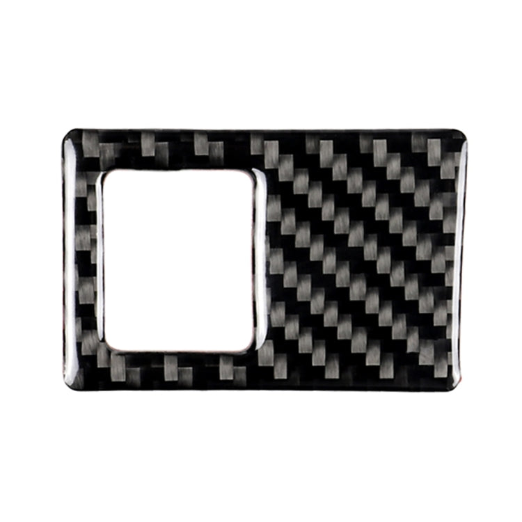 Car Carbon Fiber Emergency Light Frame Decorative Sticker for Volkswagen Golf 7 2013-2017, Left Drive by buy2fix
