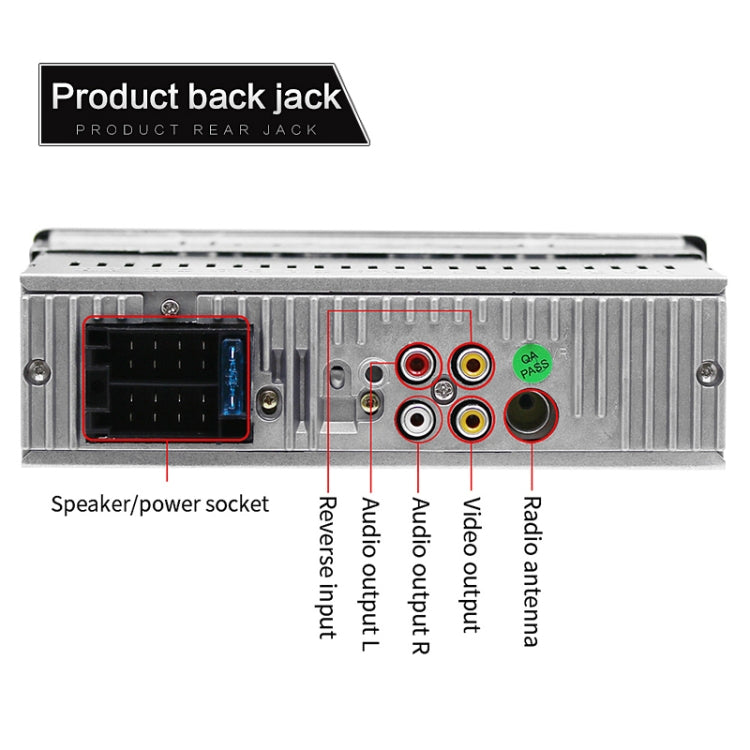 SWM-4022D HD 4.1 inch 12V Universal Car Radio Receiver MP5 Player, Support FM & Bluetooth & TF Card with Remote Control - Car MP3 & MP4 & MP5 by buy2fix | Online Shopping UK | buy2fix