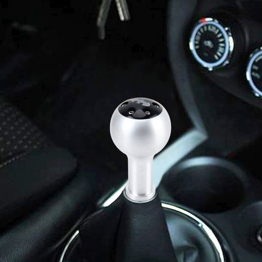 Universal Vehicle Car Bat Pattern Shifter Cover Manual Automatic Aluminum Gear Shift Knob(Silver), Size: 5*9cm by buy2fix